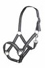 HKM halster -Budapest- zwart/grijs