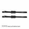 Edix zacht lederen stijgbeugelriemen zwart