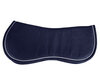 QHP zadelonderlegger memory foam blauw