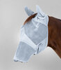 Waldhausen vliegenmasker Premium met oren en neusflap UV werend zilvergrijs