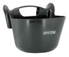 HippoTonic draagbare voerbak 13,5 liter zwart