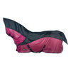 Horka combi vliegendeken met waterdichte rug en afneembare hals navy/magenta