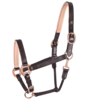 Waldhausen leren halster X-lijn Ros&eacute; bruin