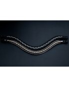 HB Showtime frontriem True Love zwart/wit