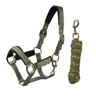 Red Horse halster set Horse Magic donker olijf
