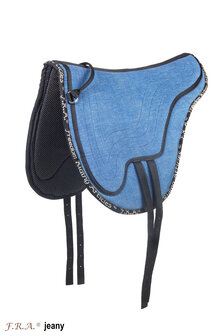 FRA bareback pad Jeany Denim blauw