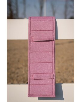HB Longeersingel onderlegger glitter roze