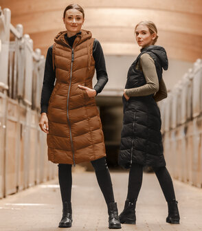 ELT lange lichtgewicht bodywarmer Ostende zwart
