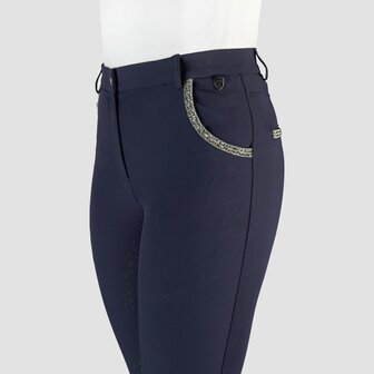 Horka rijbroek Nicola blauw