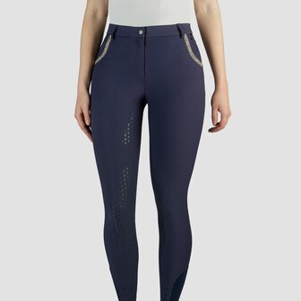 Horka rijbroek Nicola blauw