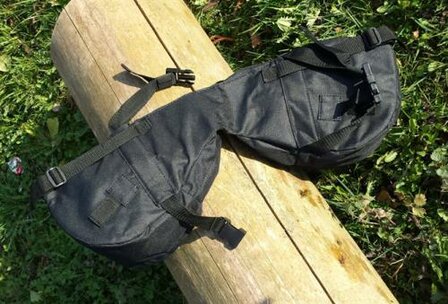 Barefoot Zadeltas Trail voorkant zwart