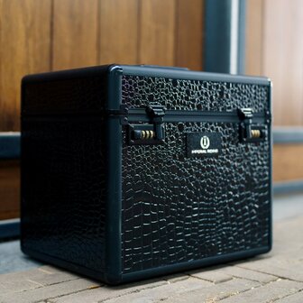 Imperial Riding poetsbox Shiny zwart-zwart croco