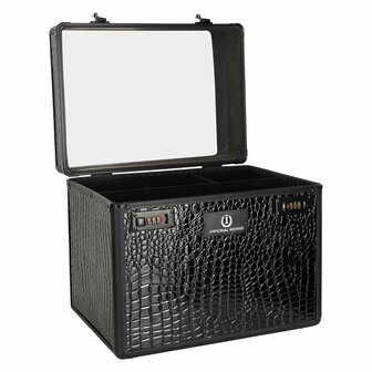 Imperial Riding poetsbox Shiny zwart-zwart croco