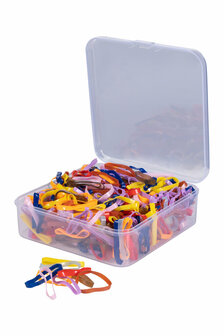 HKM brede elastiekjes multicolor