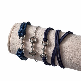 HV Polo armband Jula, set van 3 st navy