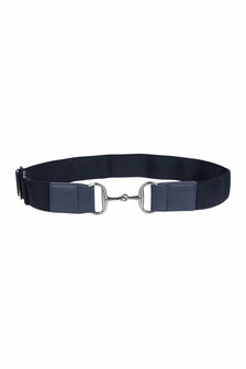 HKM riem -Hunter Elastic- donkerblauw