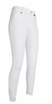 HKM rijbroek -Penny easy- softline knievlak wit