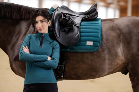 Lauria Garrelli zadeldek -Livigno Elegance- donkergroen