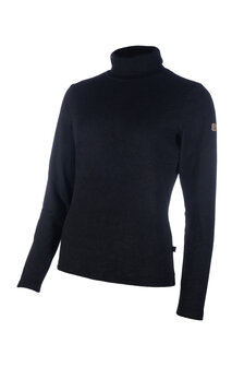 HKM shirt met coltrui -Marrakesh- zwart