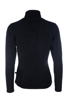HKM shirt met coltrui -Marrakesh- zwart