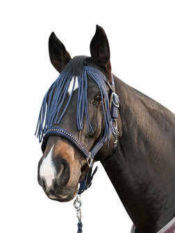 HKM vliegennetje donkerblauw