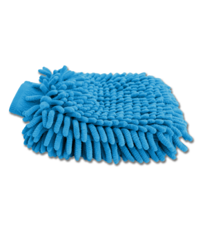 Waldhausen poetshandschoen Microfibre azuurblauw