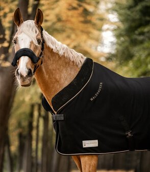 Waldhausen zweetdeken Modern Ros&eacute; zwart/ros&eacute;