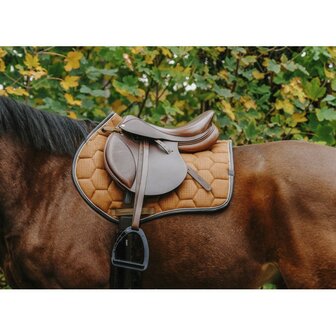 EquiTheme zadelpad Quadri camel