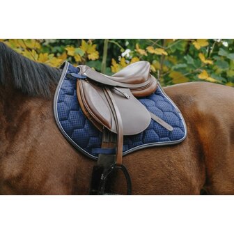 EquiTheme zadelpad Quadri marineblauw