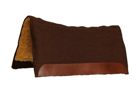 Edix Vigor universele Cashmillon wol Western pad bruin