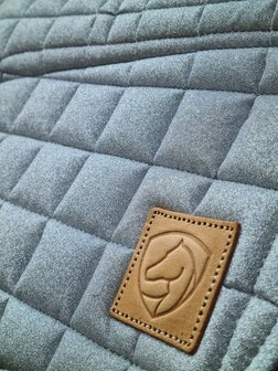 Edix zadelpad dressuur glitter kind zilver