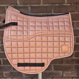 Edix zadelpad dressuur glitter kind ros&eacute;