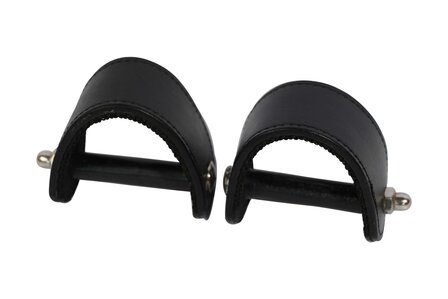 Edix stijgbeugeldraaier voor western fenders zwart