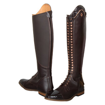 Imperial Riding rijlaarzen Olania Dressage lang bruin/bruin croco