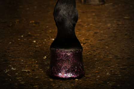 Excellent glitter hoefgel 150ml roze