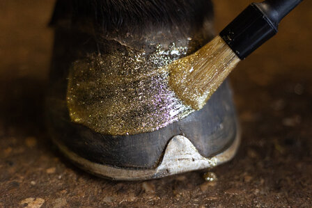 Excellent glitter hoefgel 150ml goud