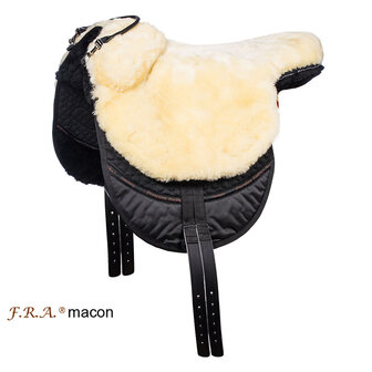 FRA bareback pad Macon Extra zwart/natuur