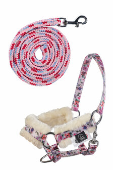 HKM Hobby Horse halster en touw bloem