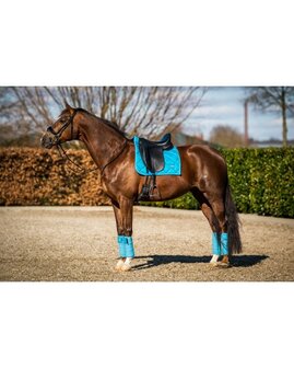 HB Showtime zadeldek Crown turquoise