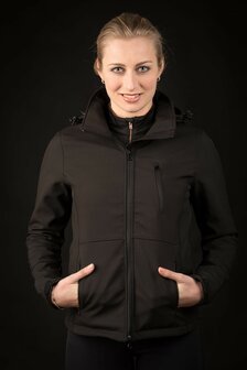 Harry&#039;s Horse softshell jas Chicago zwart