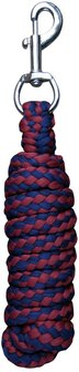 Harry&#039;s Horse halstertouw Soft zilveren musketon bordeaux/navy