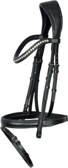 Harry&#039;s Horse hoofdstel Nero Soft zwart/zilver
