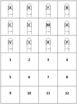 Harry&#039;s Horse bakletters (12 stuks) + Nummers (1 t/m 12)