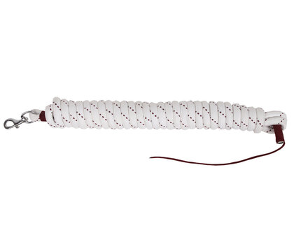 QHP leadrope 6,8 meter wit/bordeaux