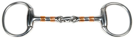 Harry&#039;s Horse bustrens dubbelgebroken Koperen Rollers 13mm