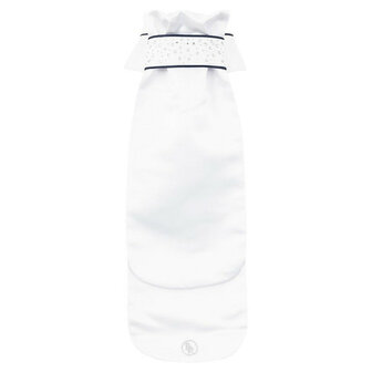 BR plastron Leon wit/navy