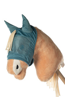 HKM Hobby Horse vliegenmasker turquoise
