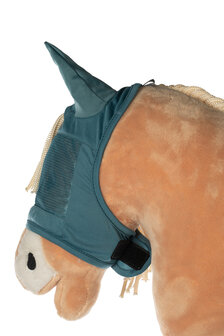 HKM Hobby Horse vliegenmasker turquoise