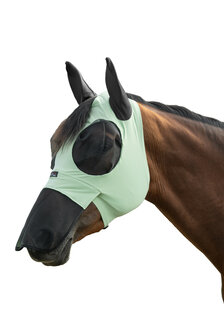 HKM vliegenmasker met neus Elastic jade