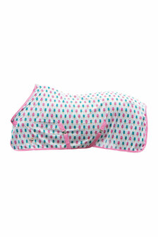 HKM vliegendeken Naples roze/aqua